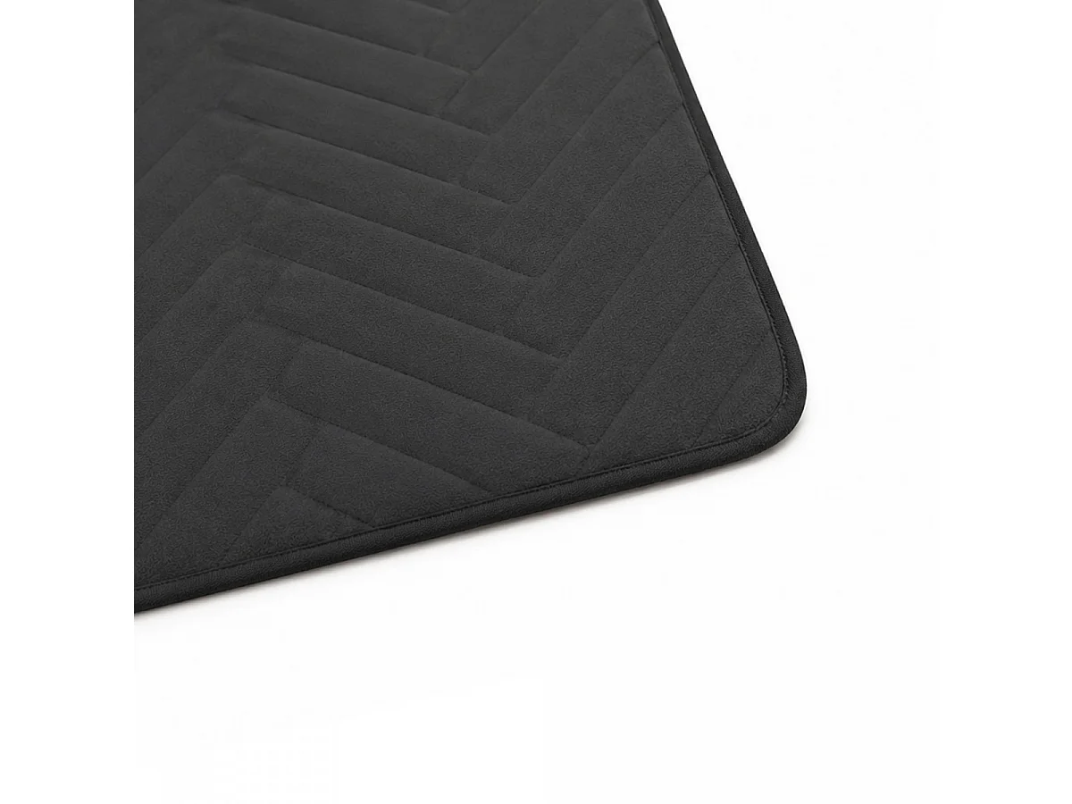 Tapis de bain à Mémoire de Forme - Chevron 50x80cm
