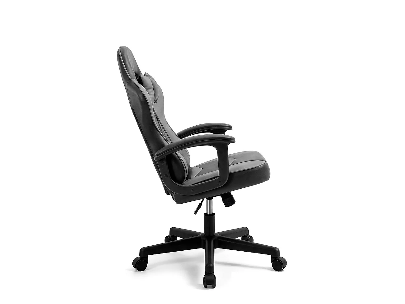Silla gaming con altura ajustable Raptor Negro - Gris