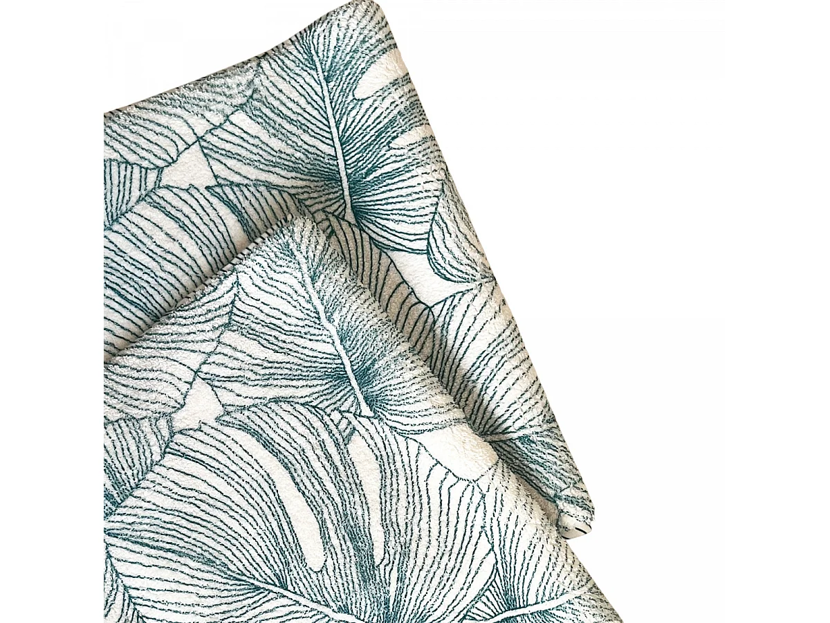 Tapis de bain imprimé jungle tropical 50x80cm