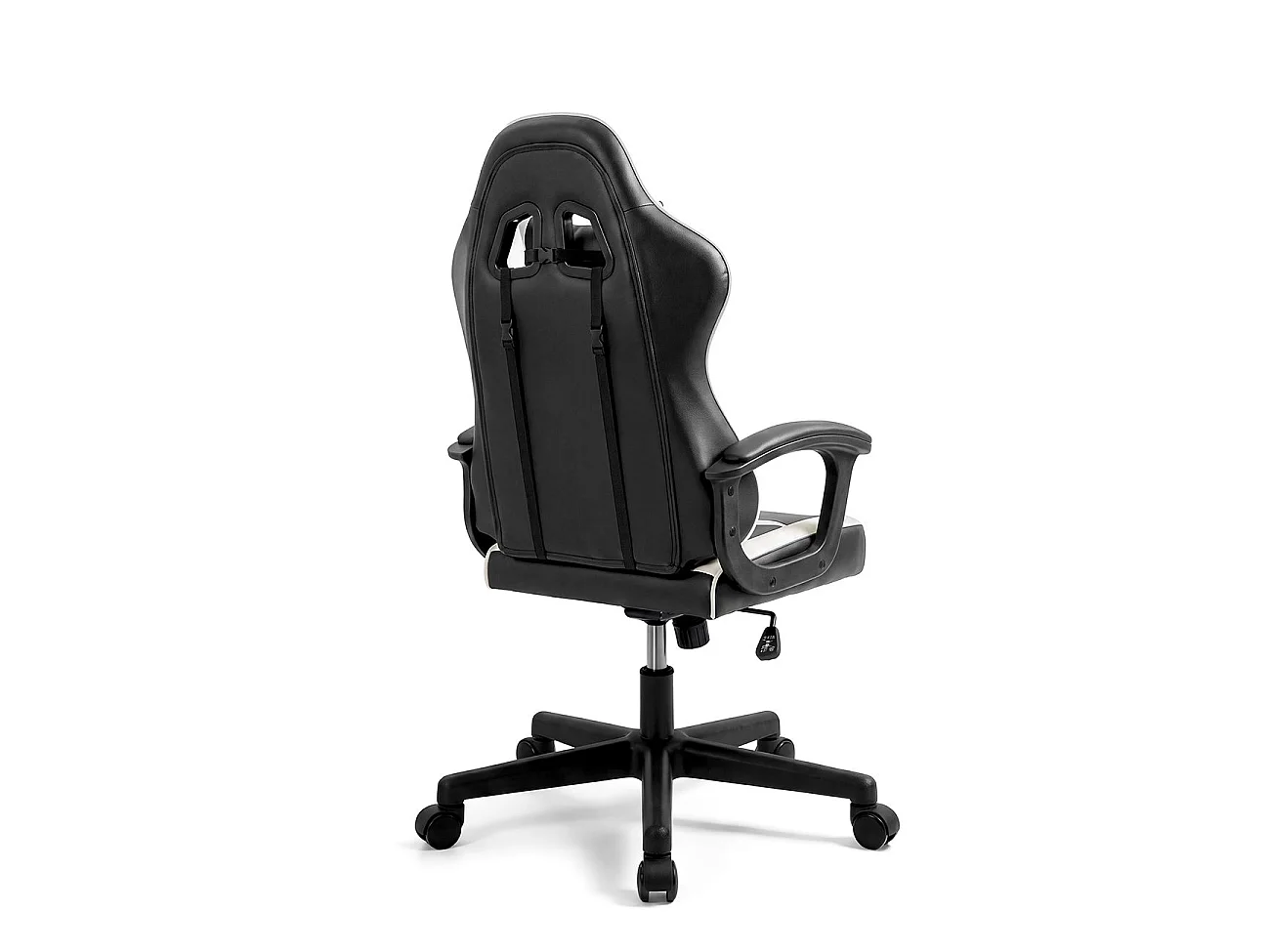 Silla gaming con altura ajustable Raptor Negro - Blanco