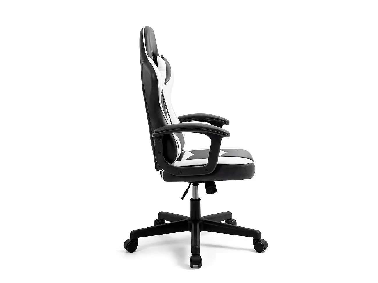 Silla gaming con altura ajustable Raptor Negro - Blanco