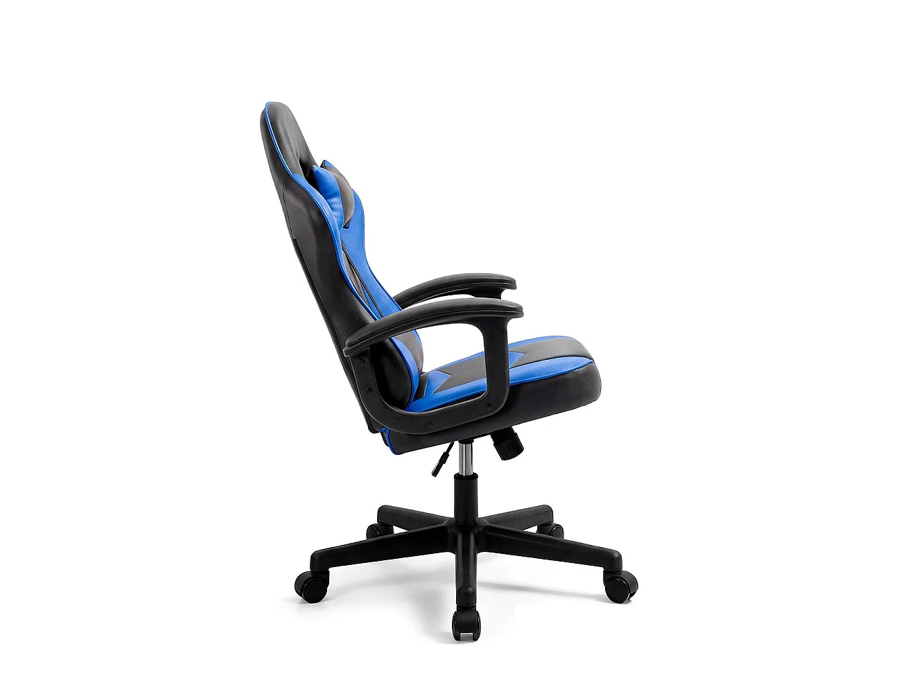 Silla gaming con altura ajustable Raptor Negro - Azul
