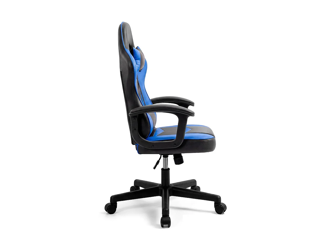 Silla gaming con altura ajustable Raptor Negro - Azul