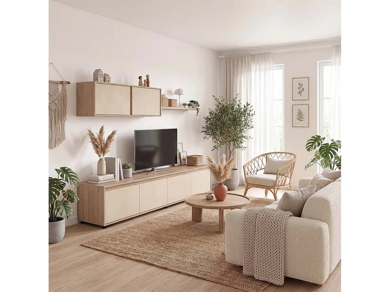 Salão Arlet Roble Canadian - Microcemento Beige