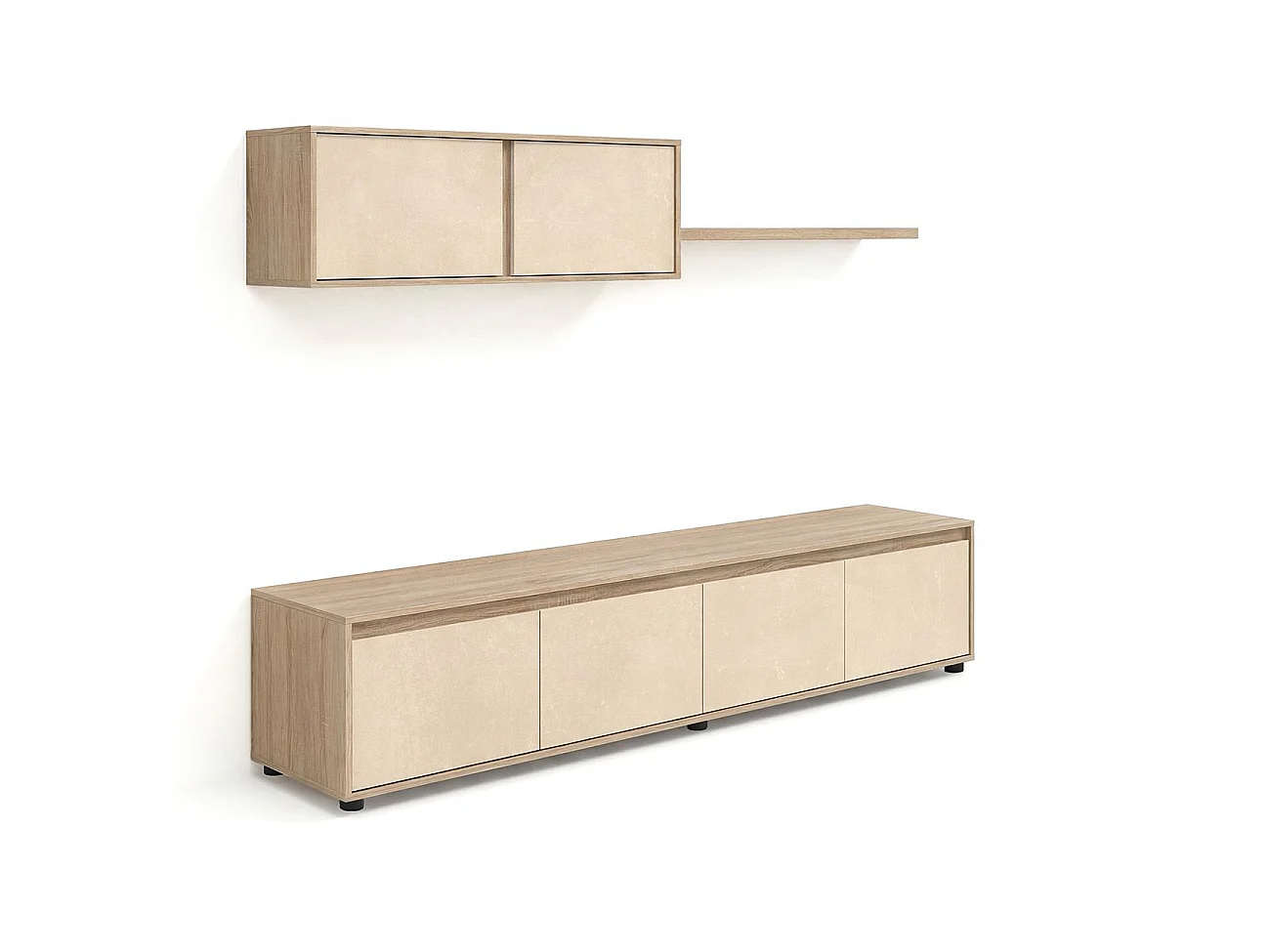 Salão Arlet Roble Canadian - Microcemento Beige