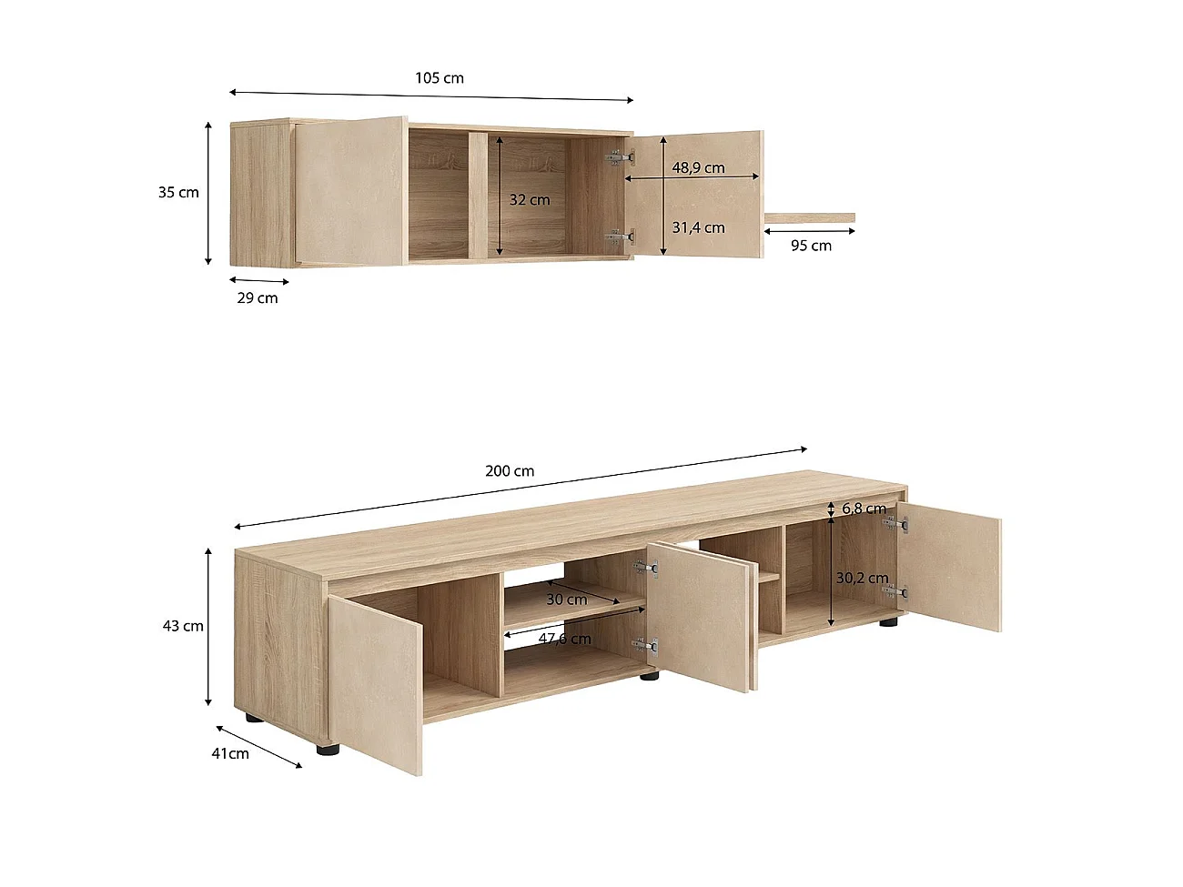 Salão Arlet Roble Canadian - Microcemento Beige