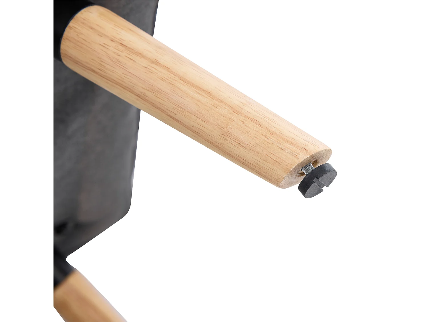 3-in-1 slaapfauteuil, zowel geschikt om in te slapen als opvouwbaar, met een in 5 standen verstelbare rugleuning en armleuningen van rotan, grijs