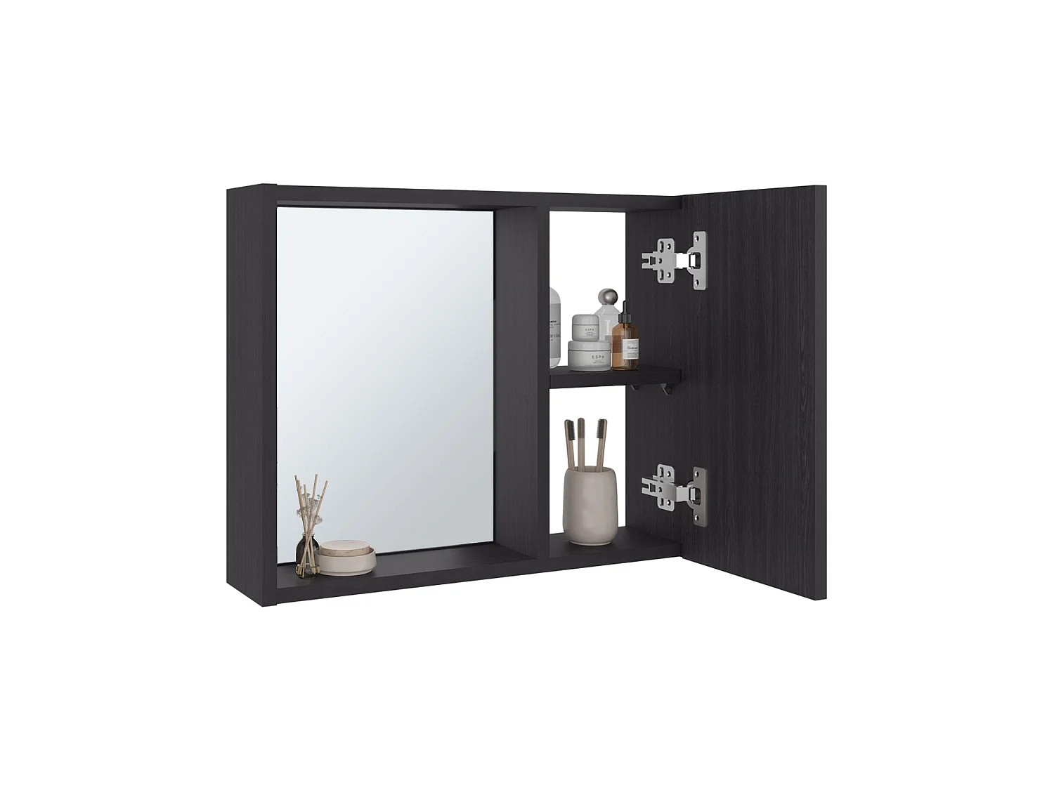 Botiquín para Baño con Espejo TuHome Alessi 40,3 x 50,5 x 12,6 cm