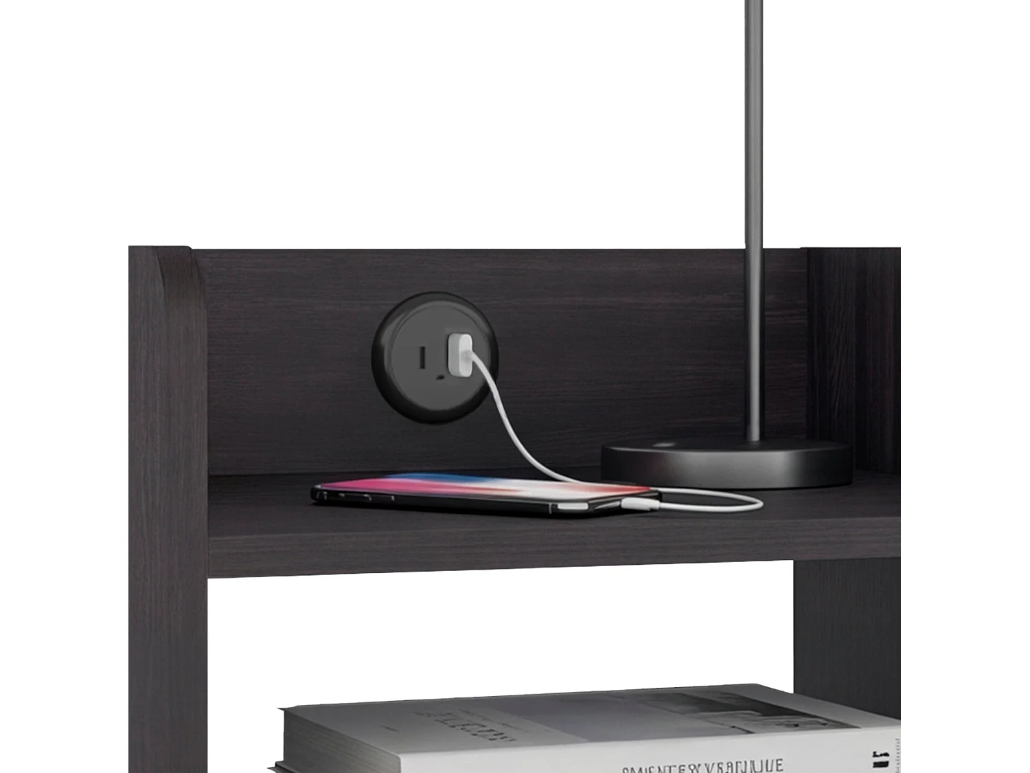 Mesa de Cabeceira com USB TuHome Didi 58 x 40 x 34,2 cm
