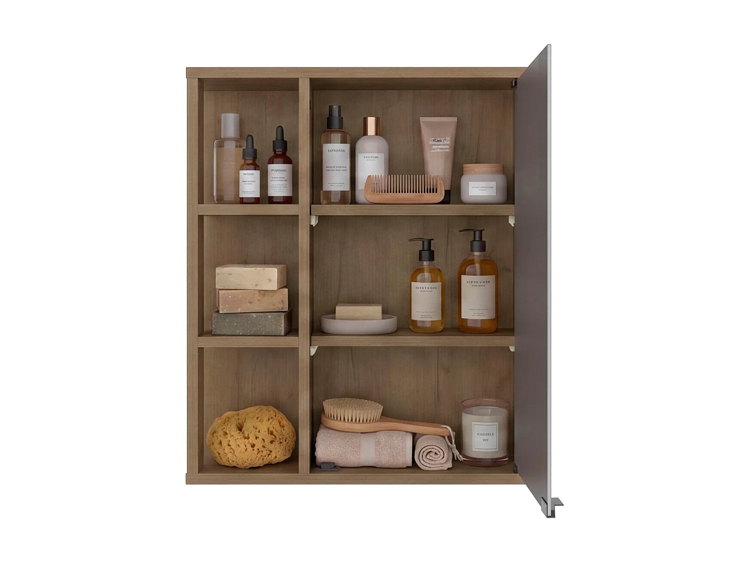 Mobiletto da Bagno con Ripiano TuHome Berkel 60 x 50 x 14,8 cm