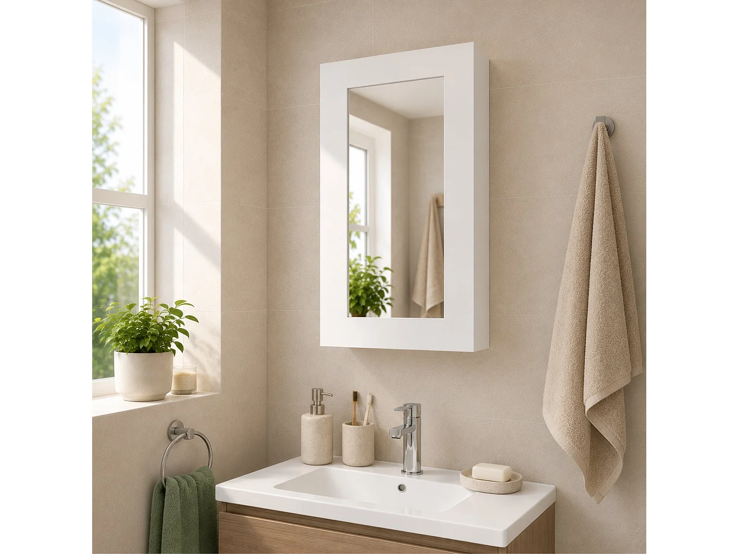 Botiquín Compacto para Baño TuHome Juno 66,04 x 38,86 x 12,7 cm