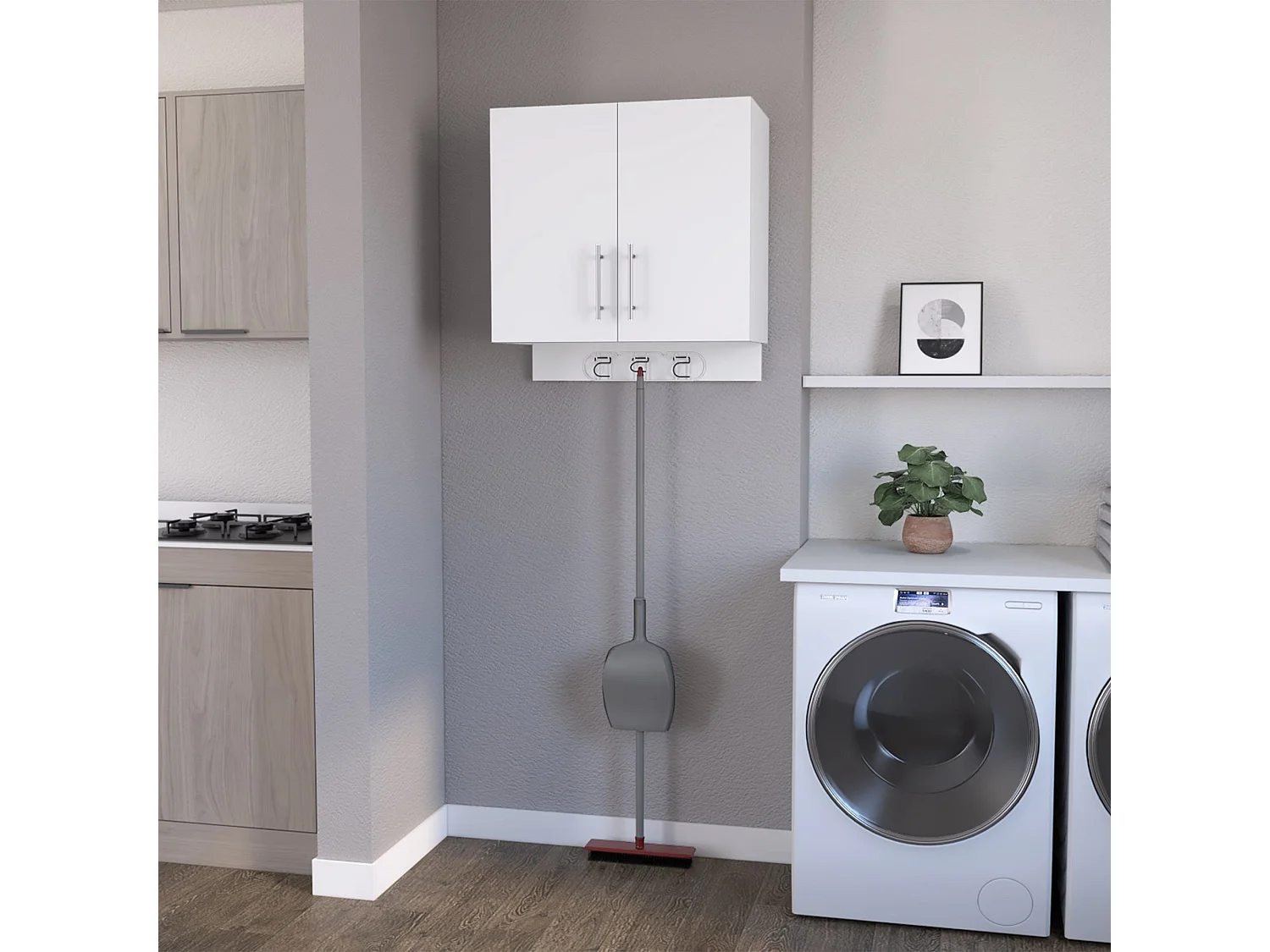 Gabinete de Pared con Puertas TuHome Kymo 69,2 x 67 x 31,5 cm
