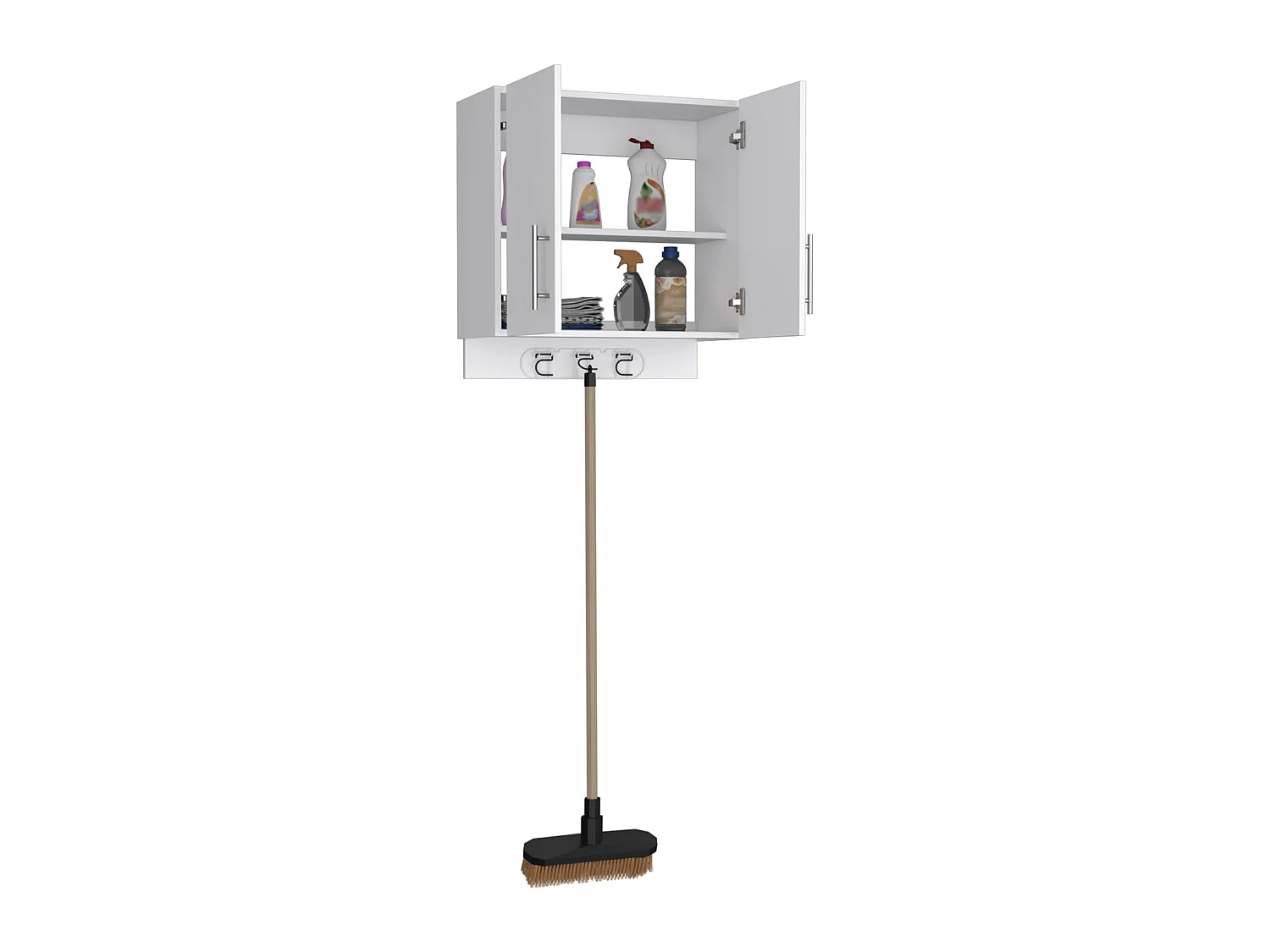 TUHOME CONCEPT Armadio multiuso Kymo da 67 cm, bianco