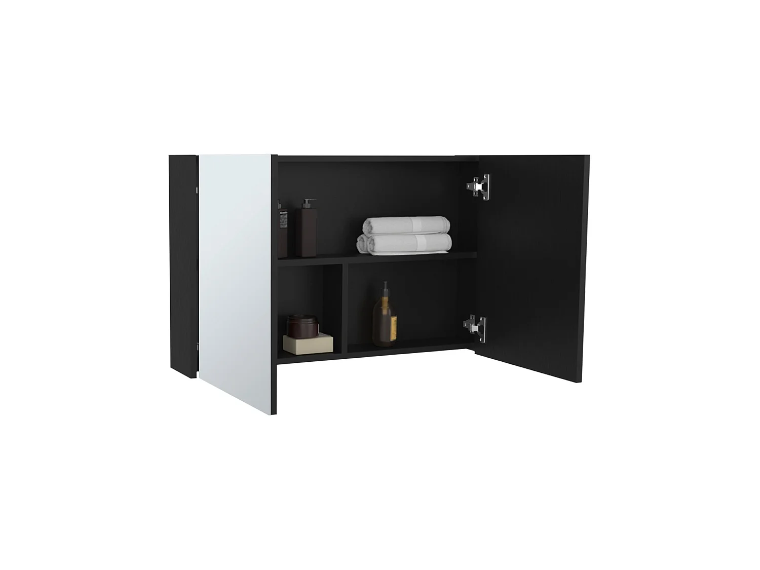 Mobiletto da Bagno con Specchio TuHome 80 50,8 x 80,01 x 14,22 cm