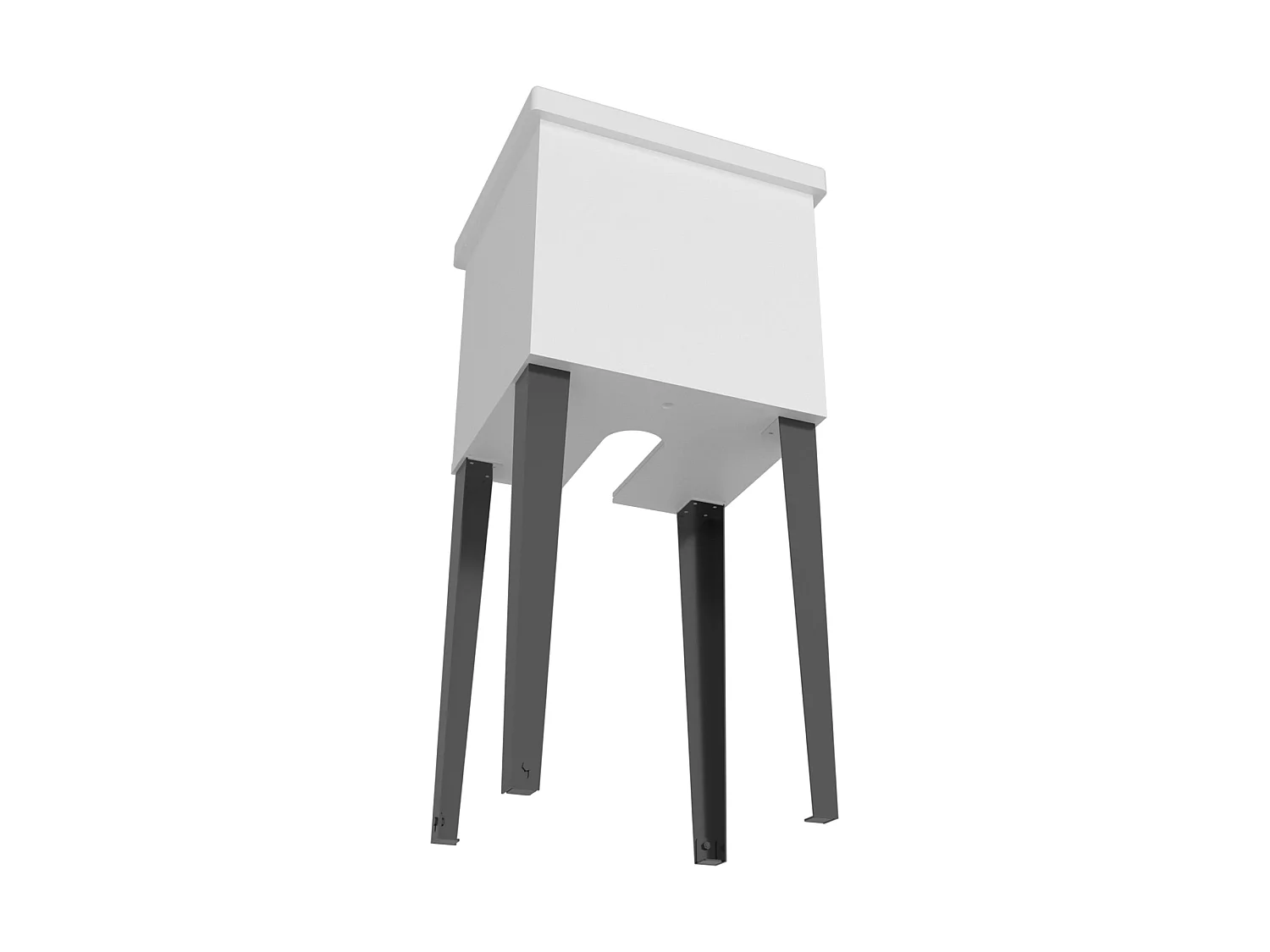Lavadero con Mueble en Melamina TuHome Bari 86,36 x 39,88 x 35,05 cm