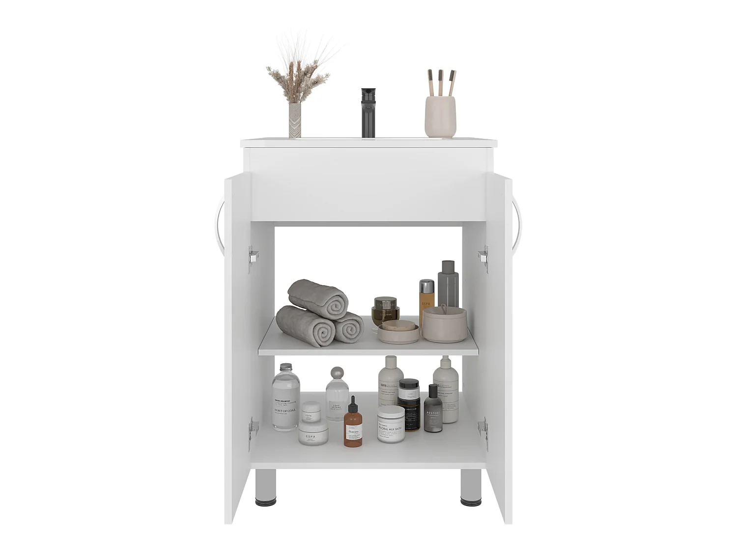 Lavadero con Gabinete TuHome Foster 88,9 x 59,94 x 59,94 cm