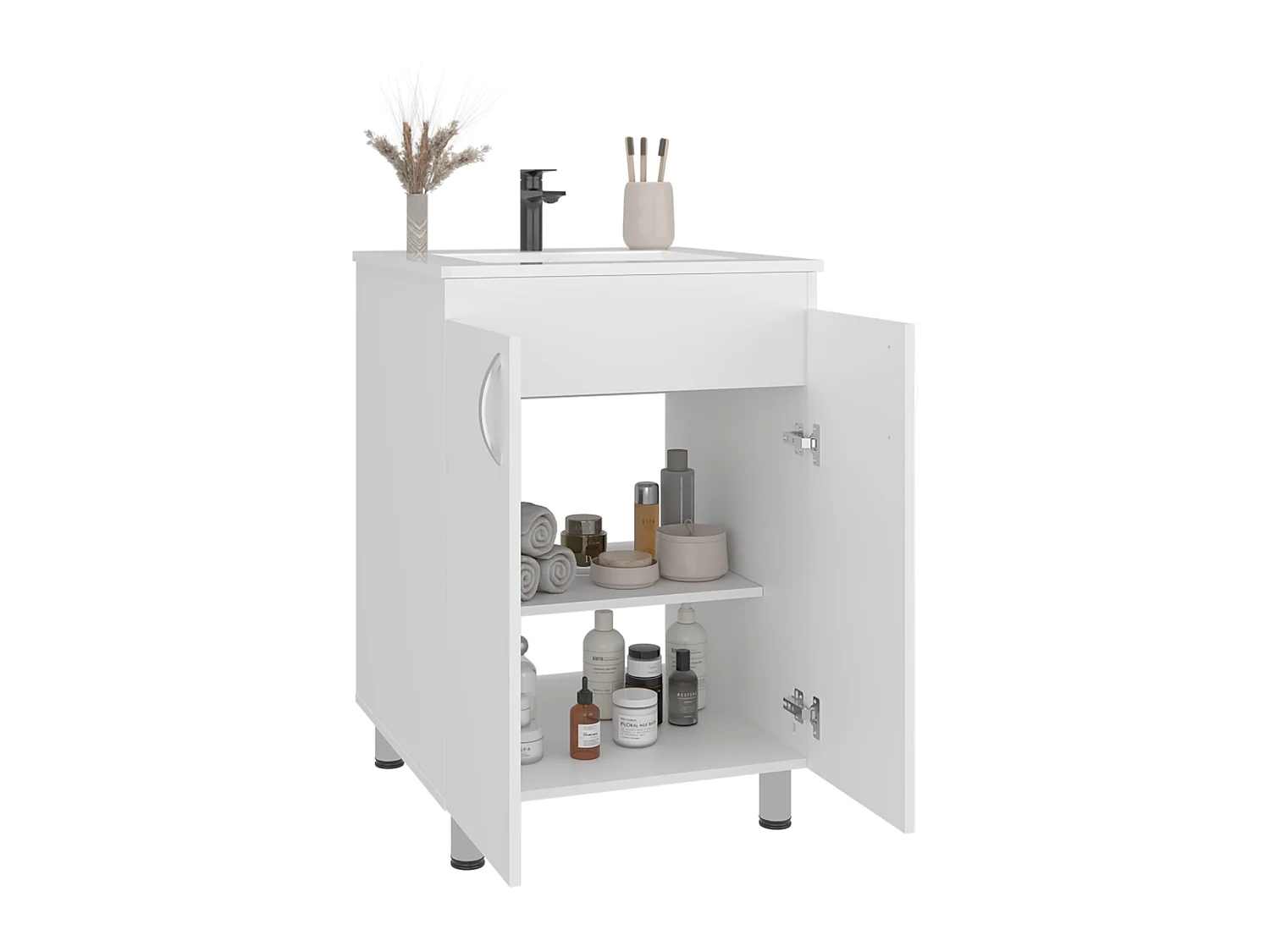 Lavadero con Gabinete TuHome Foster 88,9 x 59,94 x 59,94 cm