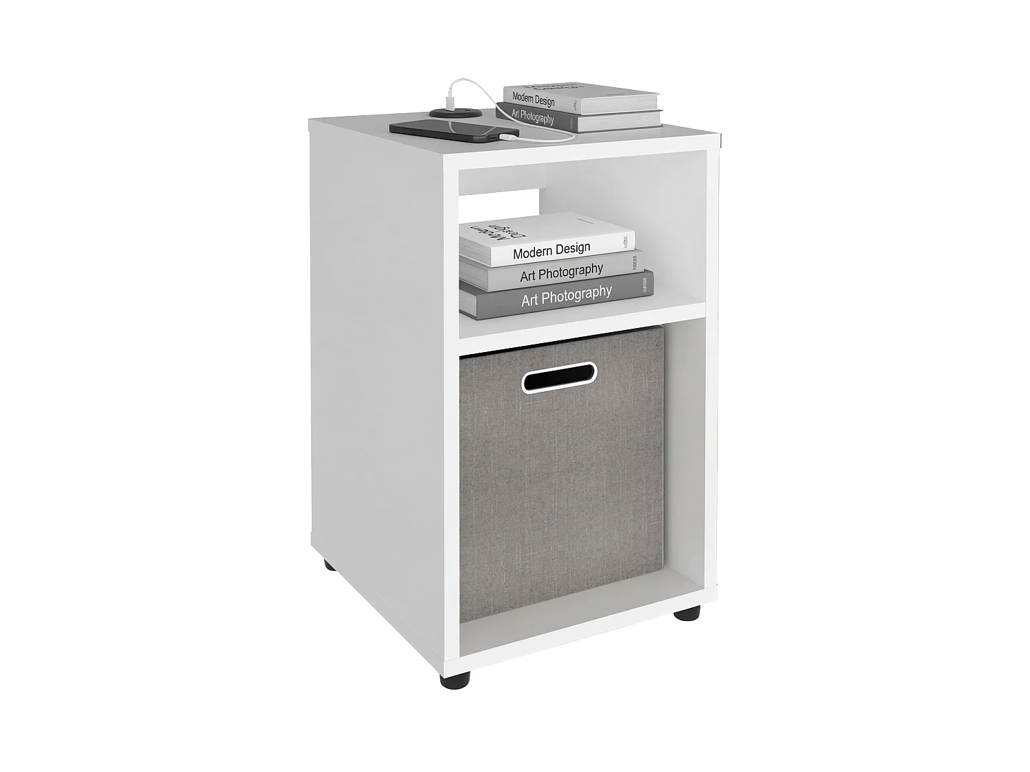 Mesa Auxiliar para Sala TuHome Mercer 48,4 x 30,4 x 32 cm