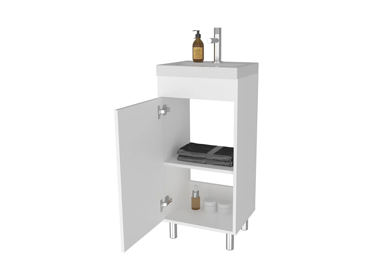 Gabinete para Banheiro com Armário TuHome Rivera 83,82 x 40,13 x 32 cm