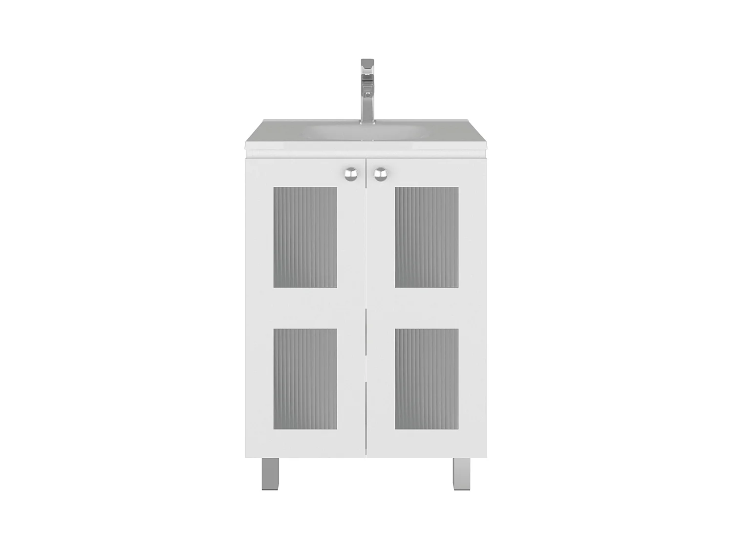 Gabinete para Banheiro com 2 Portas TuHome Haysi 88,9 x 59,94 x 44,96 cm