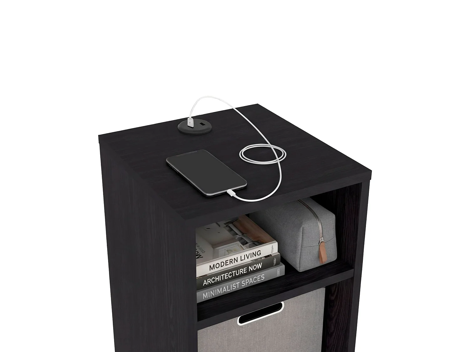 Tavolino Laterale per Soggiorno TuHome Mercer 48,4 x 30,4 x 32 cm