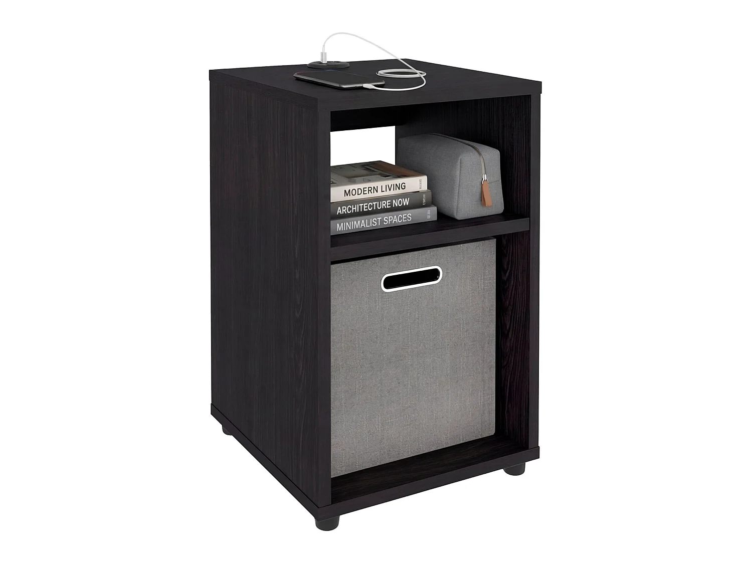 Tavolino Laterale per Soggiorno TuHome Mercer 48,4 x 30,4 x 32 cm
