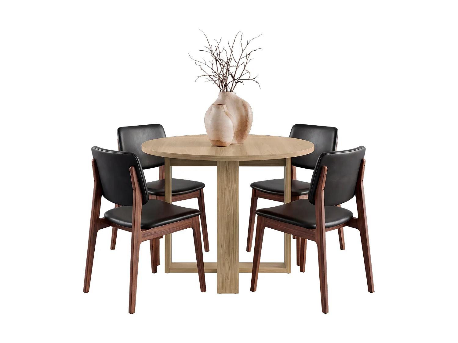 Mesa de Comedor Redonda TuHome Lily 75,1 x 90 x 90 cm
