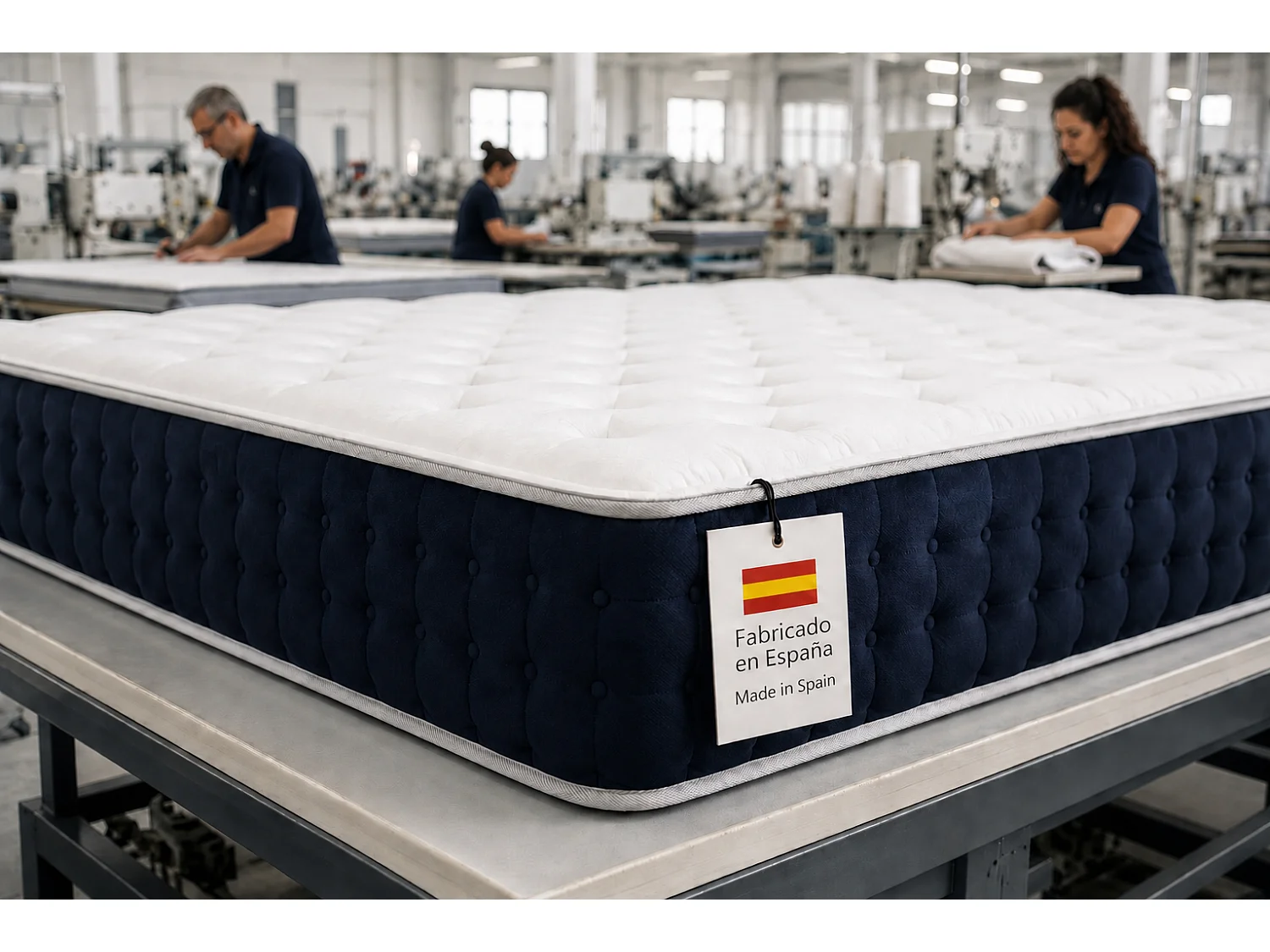 SIMPUR Matelas SERENA Ressorts Ensachés 90x190 cm, 25 cm, Confort Mi-Ferme, Indépendance de Couchage, Respirant, Accueil Premium