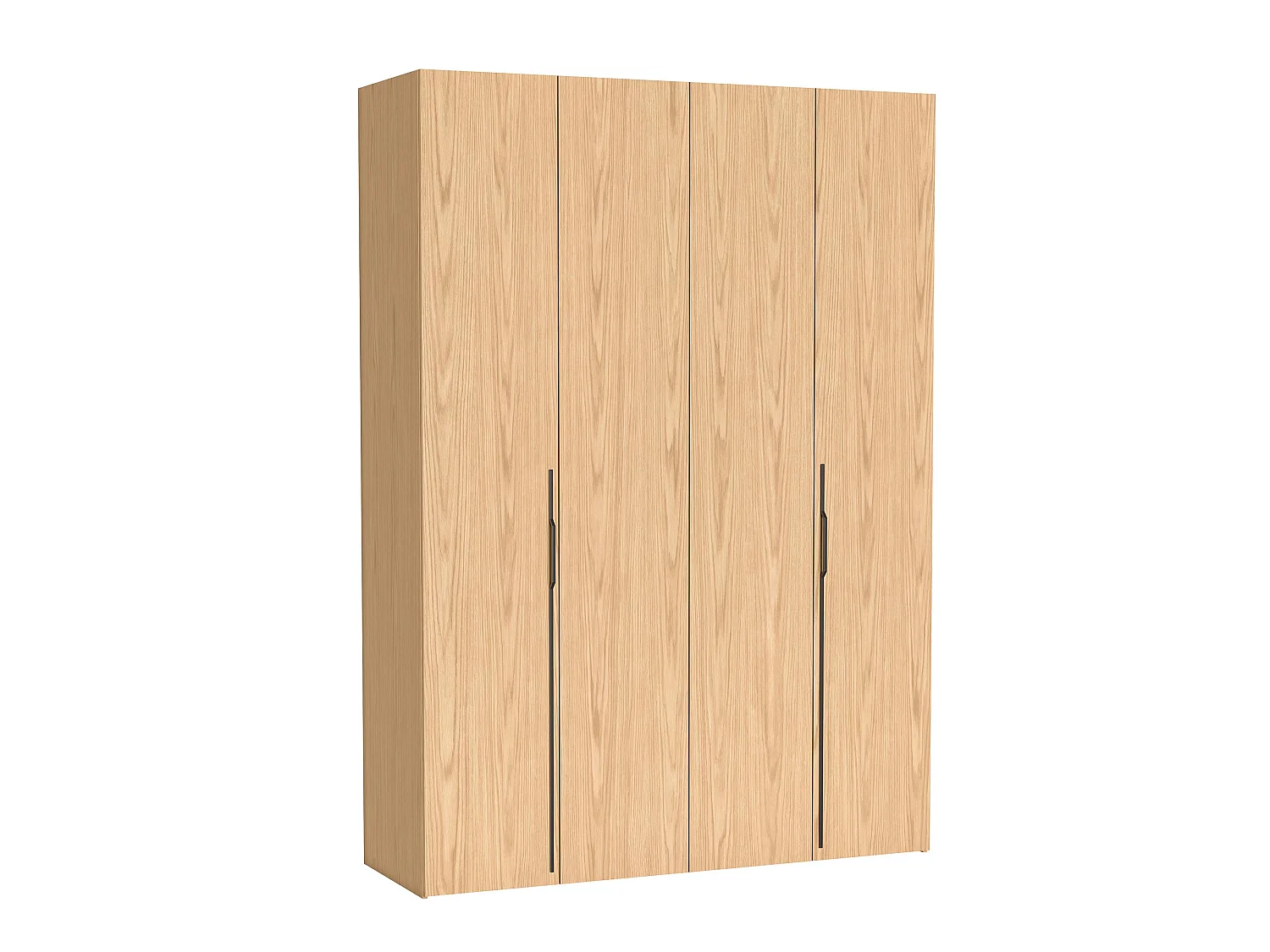 AX LIVING Omodeo kledingkast 170 cm breed – Bookmatch eiken met WingLine-systeem
