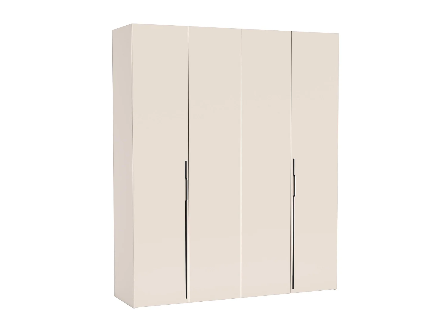 AX LIVING Omodeo kledingkast 200 cm breed – kasjmierdecor met WingLine-deuren