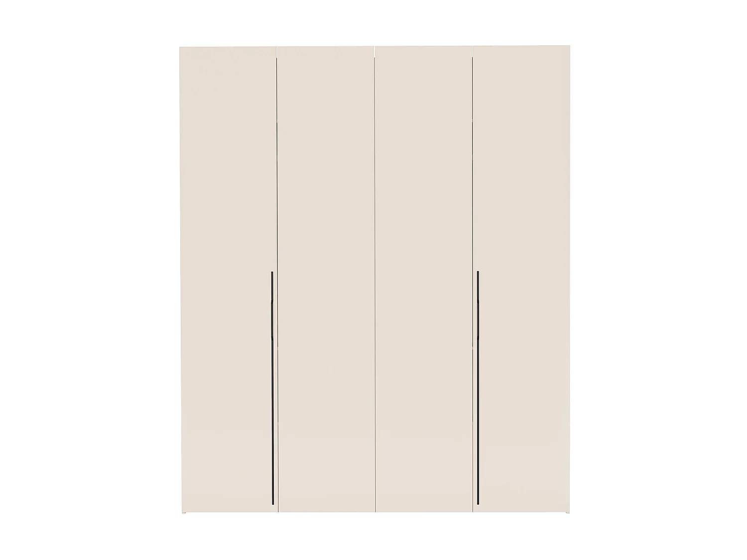 AX LIVING Omodeo kledingkast 200 cm breed – kasjmierdecor met WingLine-deuren