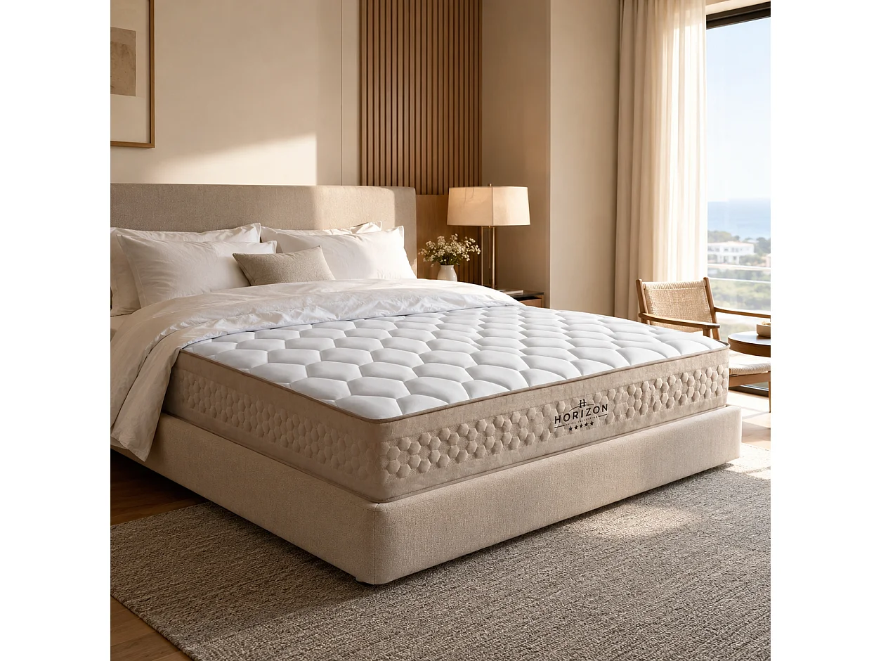 SIMPUR Matelas HORIZON Ressorts Ensachés 90x190 cm, 30 cm