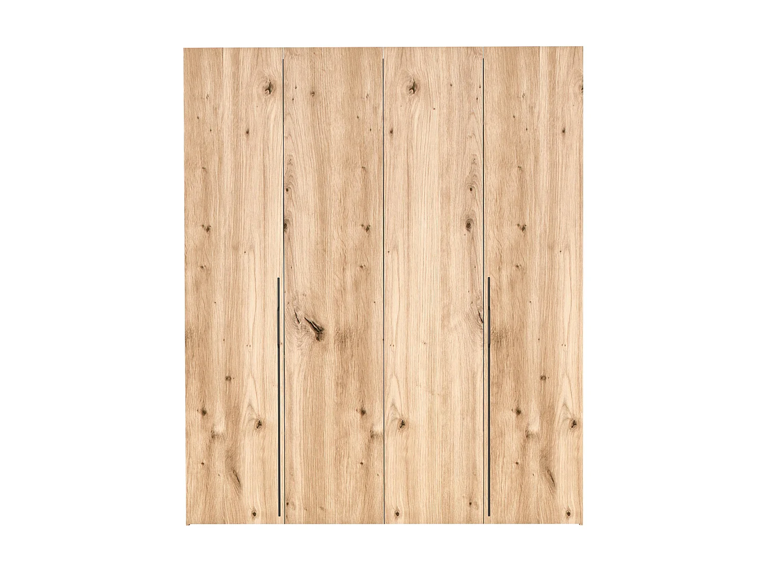 AX LIVING Omodeo kledingkast 200 cm breed – Artisan eiken met WingLine-systeem
