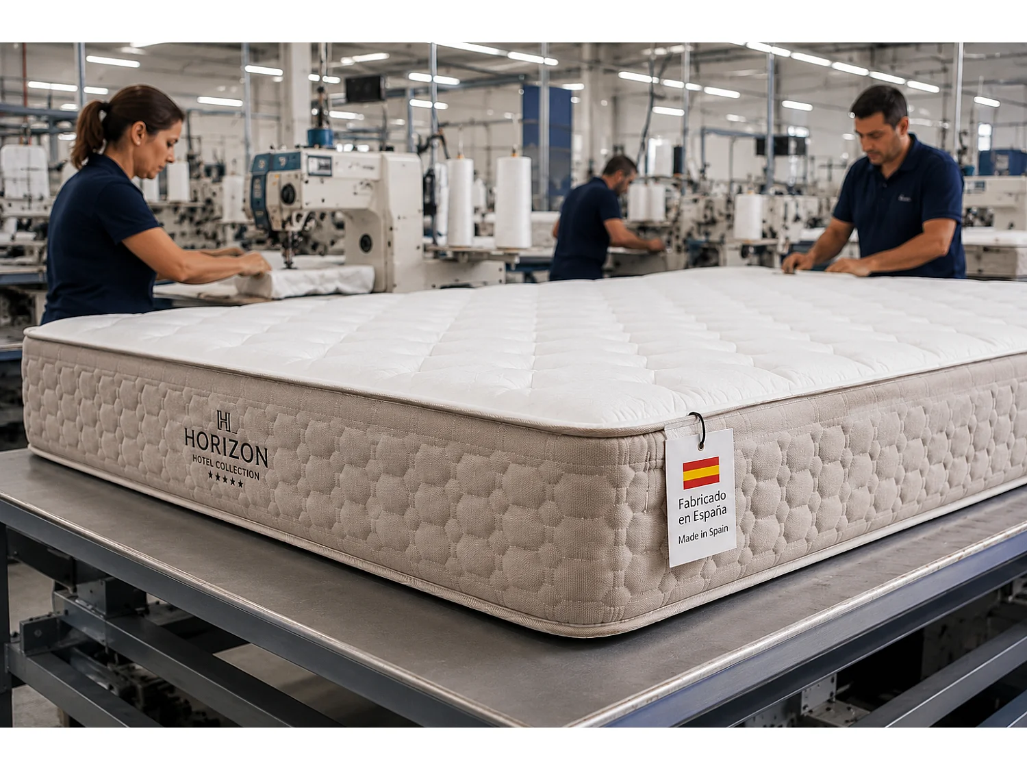 SIMPUR Matelas HORIZON Ressorts Ensachés 90x190 cm, 25 cm