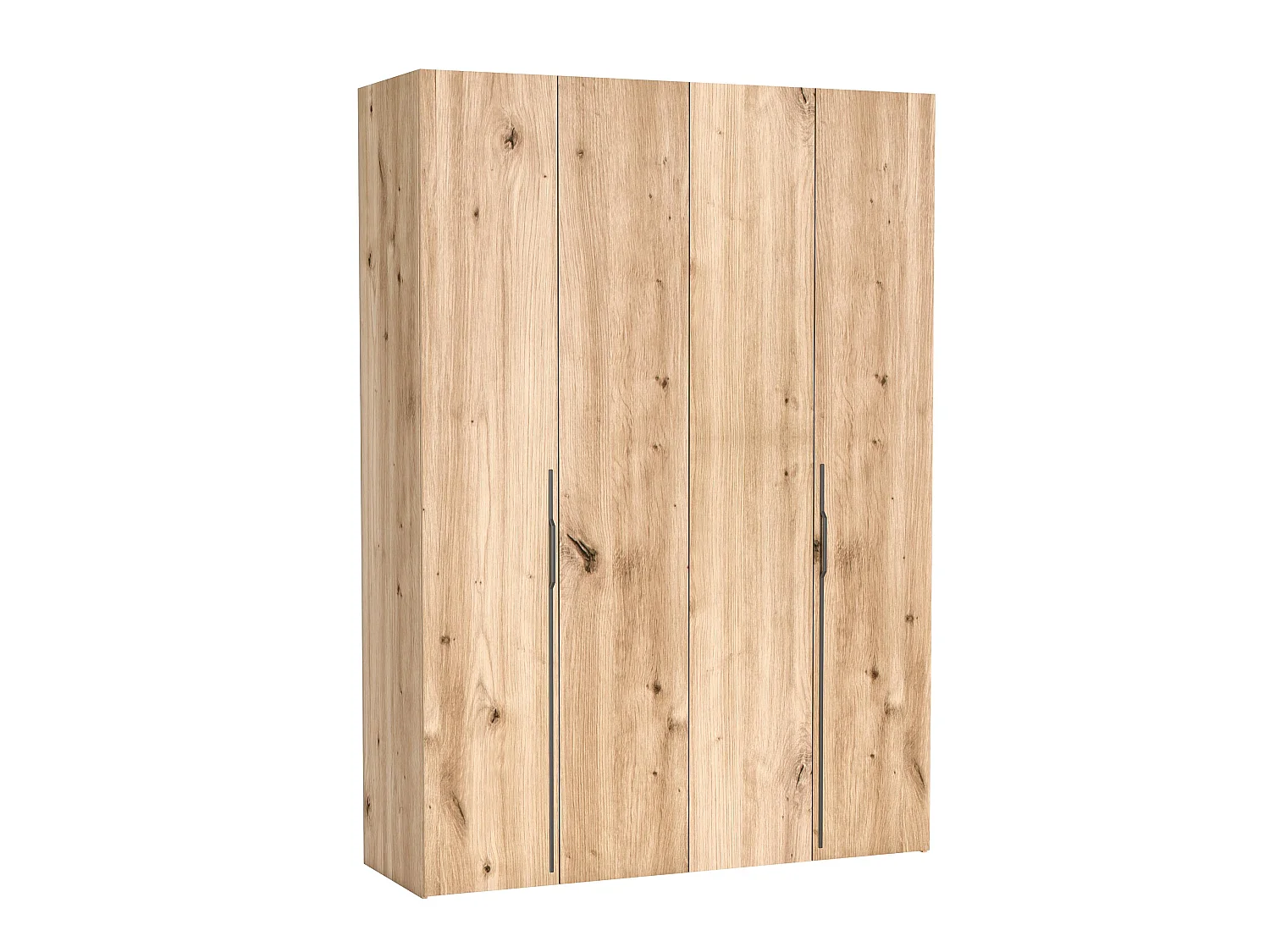 AX LIVING Omodeo kledingkast 170 cm breed – Artisan eiken met WingLine-vouwdeuren