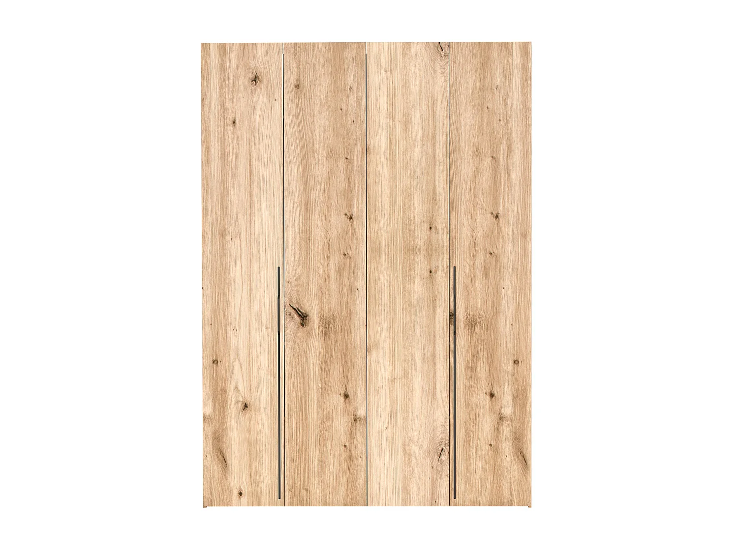 AX LIVING Omodeo kledingkast 170 cm breed – Artisan eiken met WingLine-vouwdeuren