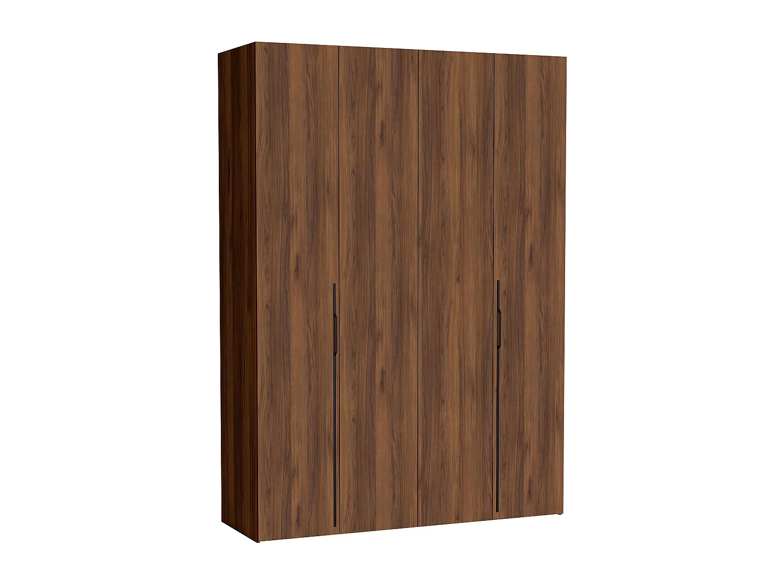 AX LIVING Omodeo kledingkast 170 cm breed – Warmia walnoot met WingLine-systeem