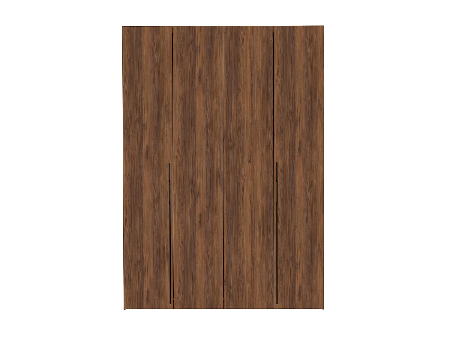 AX LIVING Omodeo kledingkast 170 cm breed – Warmia walnoot met WingLine-systeem