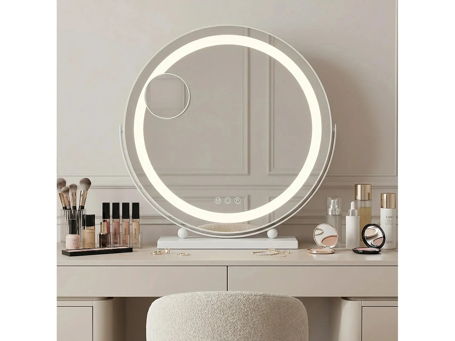 Spiegel Rea Make-Up 40 Led White