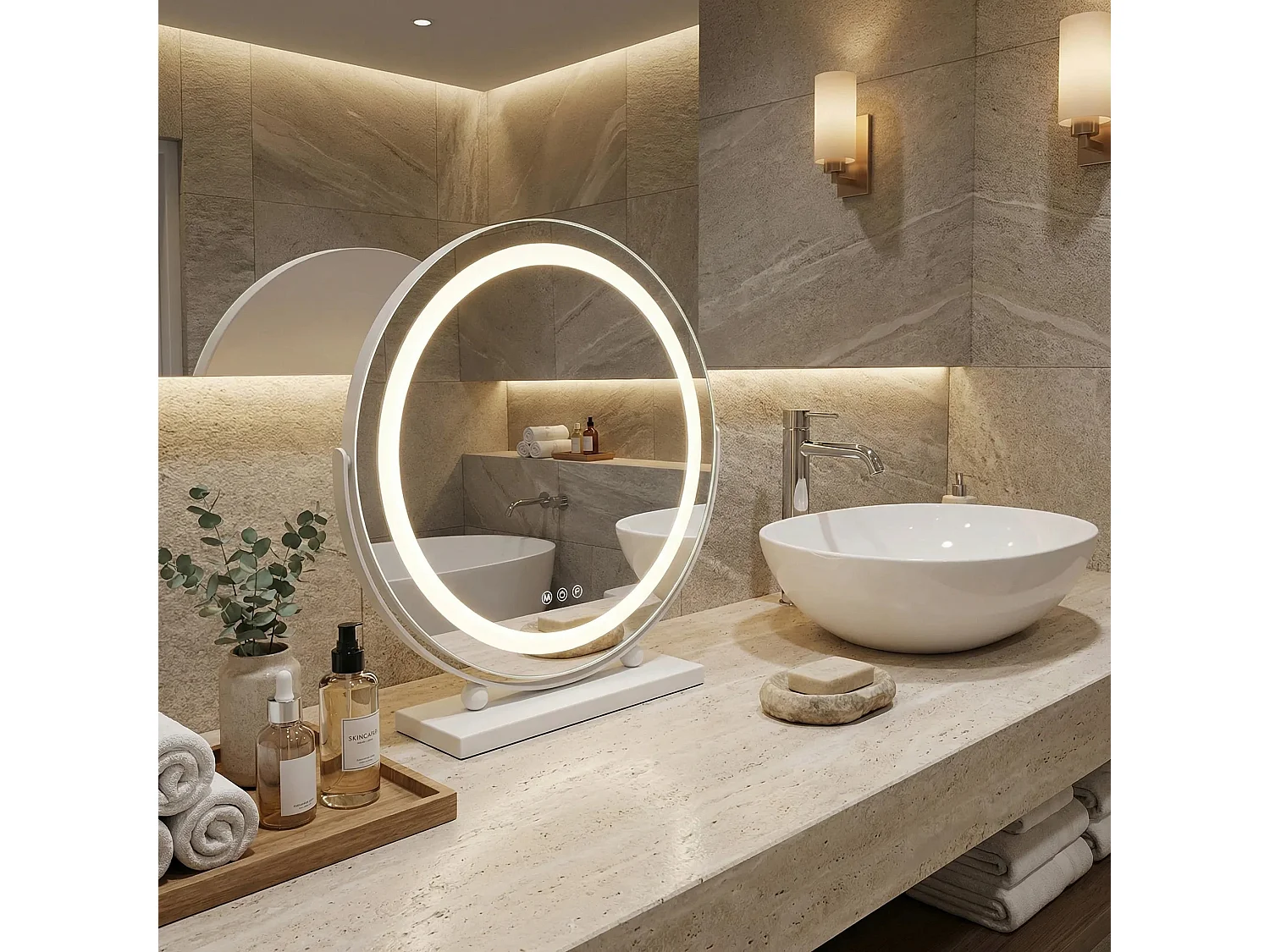 Spiegel Rea Make-Up 40 Led White
