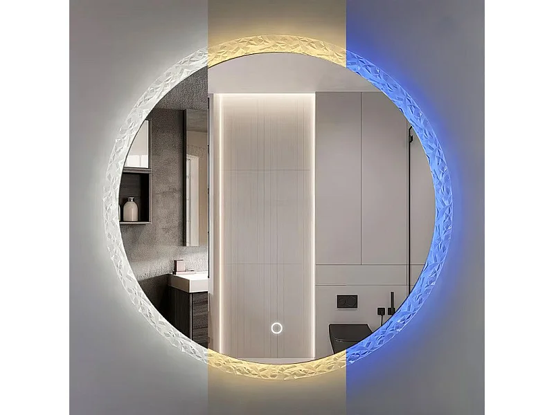 Rea Led Yh-3562 LED-spejl gennemsigtig, 60X60X60CM