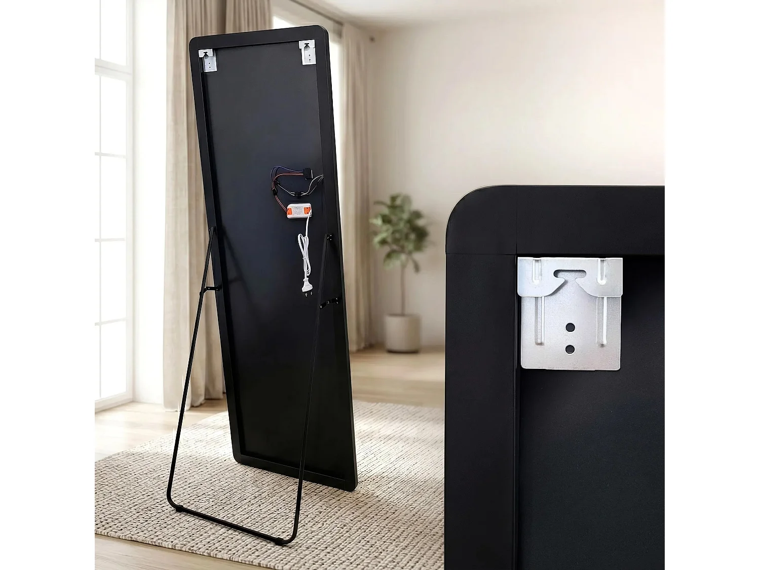 Spiegel Rea Classico 50X160 Black