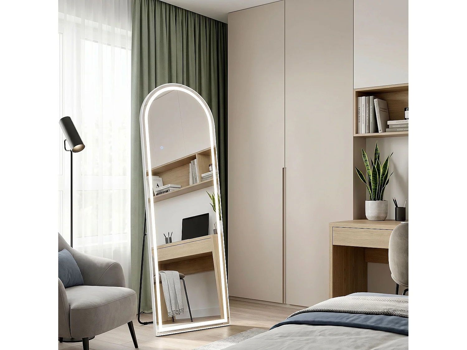 Spiegel Rea Orbit 50X160 Led White