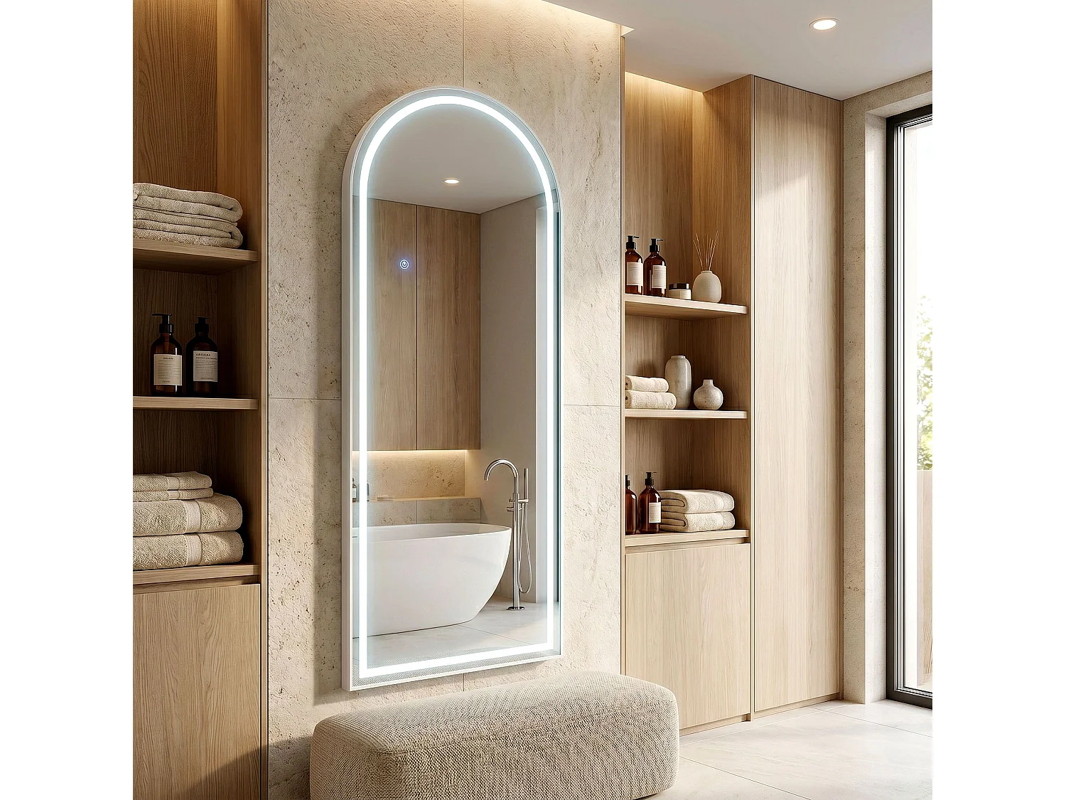 Spiegel Rea Orbit 50X160 Led White