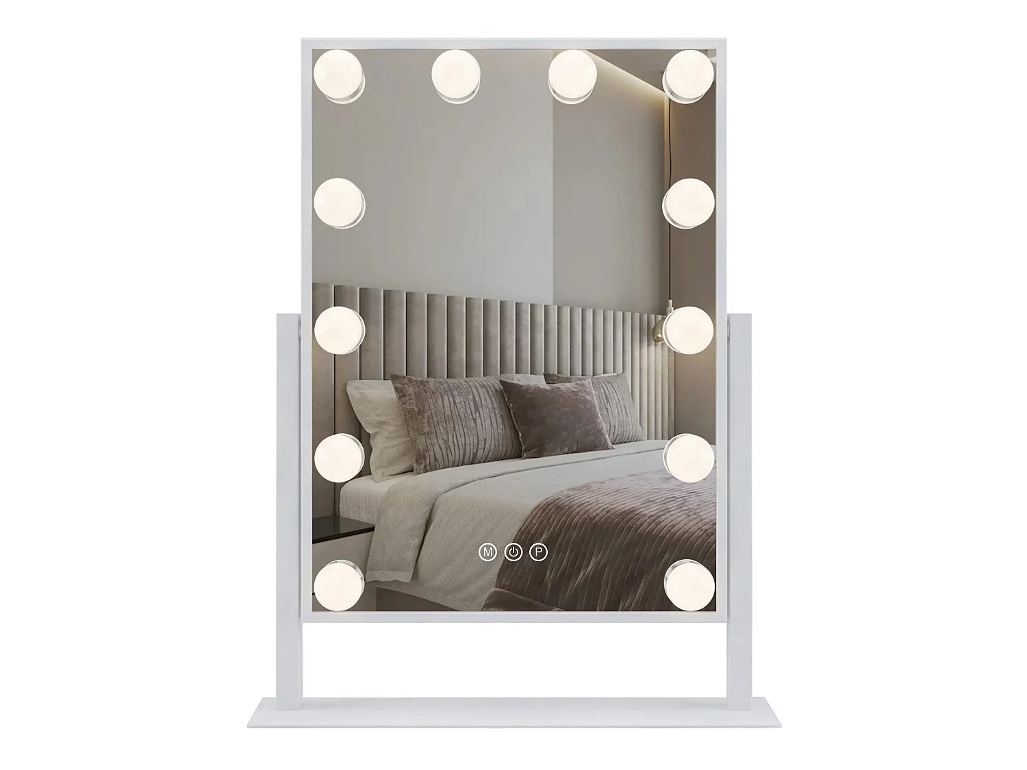 Rea Style LED-spejl hvid, 12X30X47CM