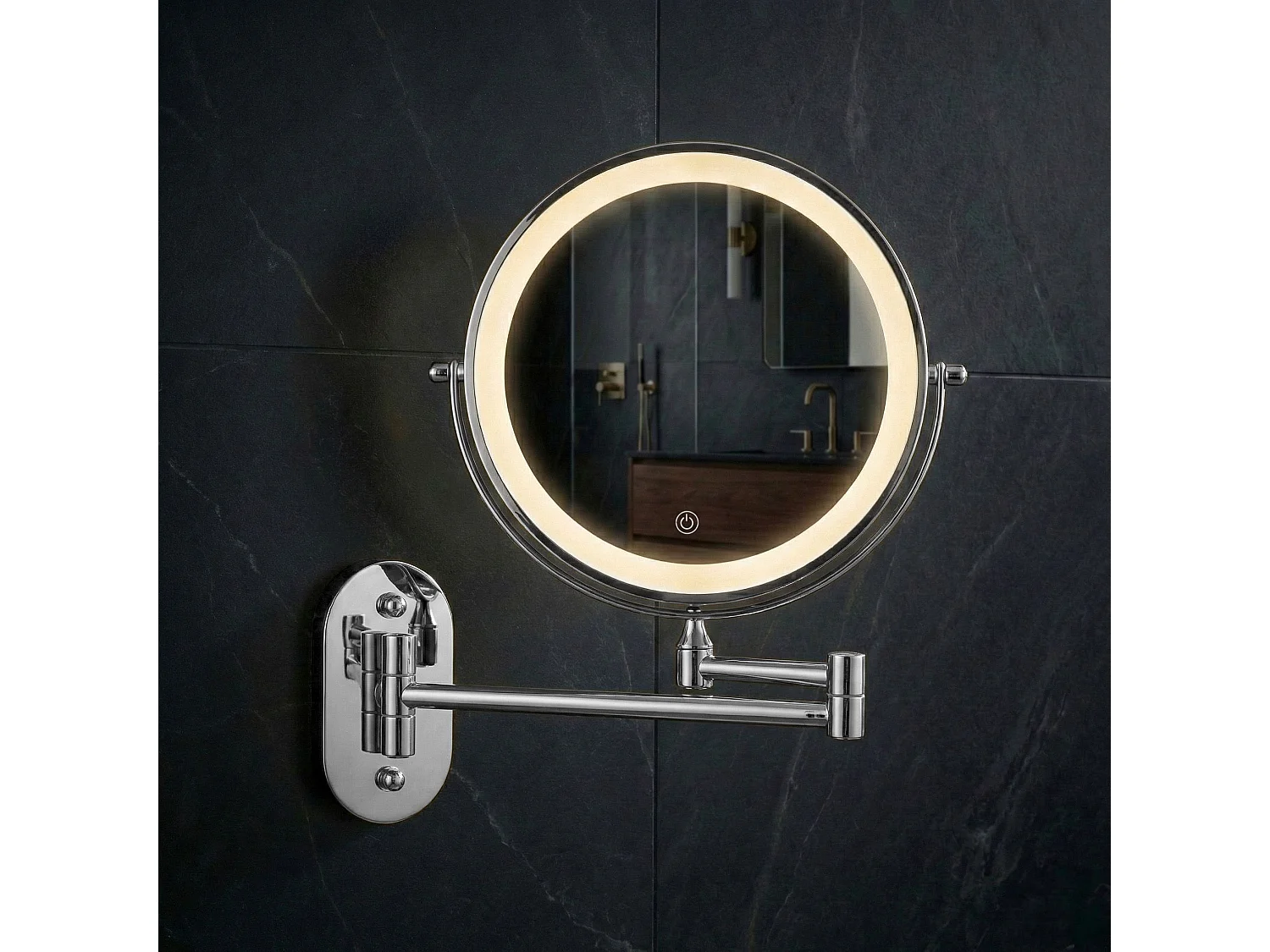 Spiegel Rea Glow Led Chrome