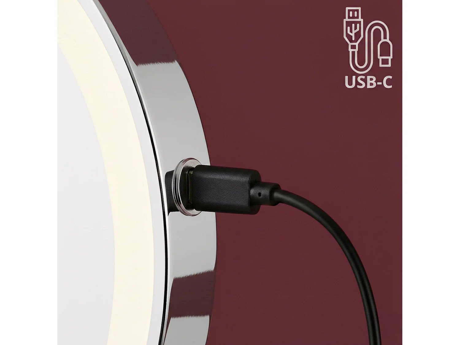 Spiegel Rea Glow Led Chrome