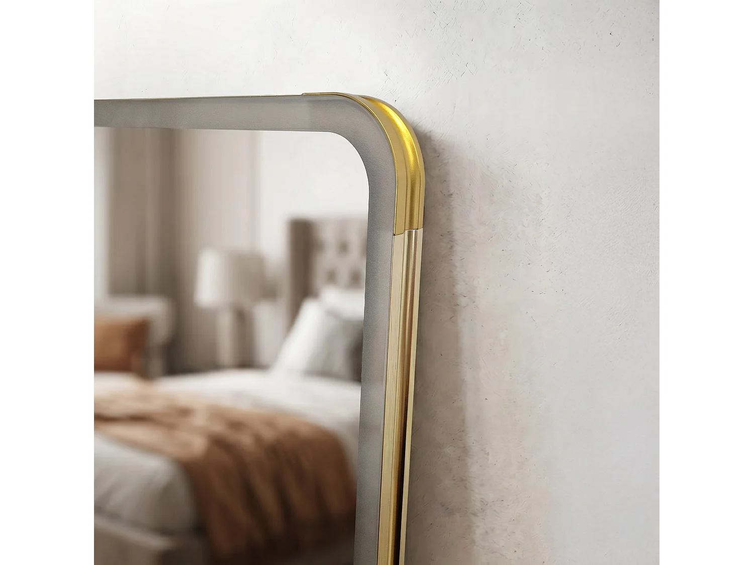 Spiegel Rea Classico 50X160 Brush Gold