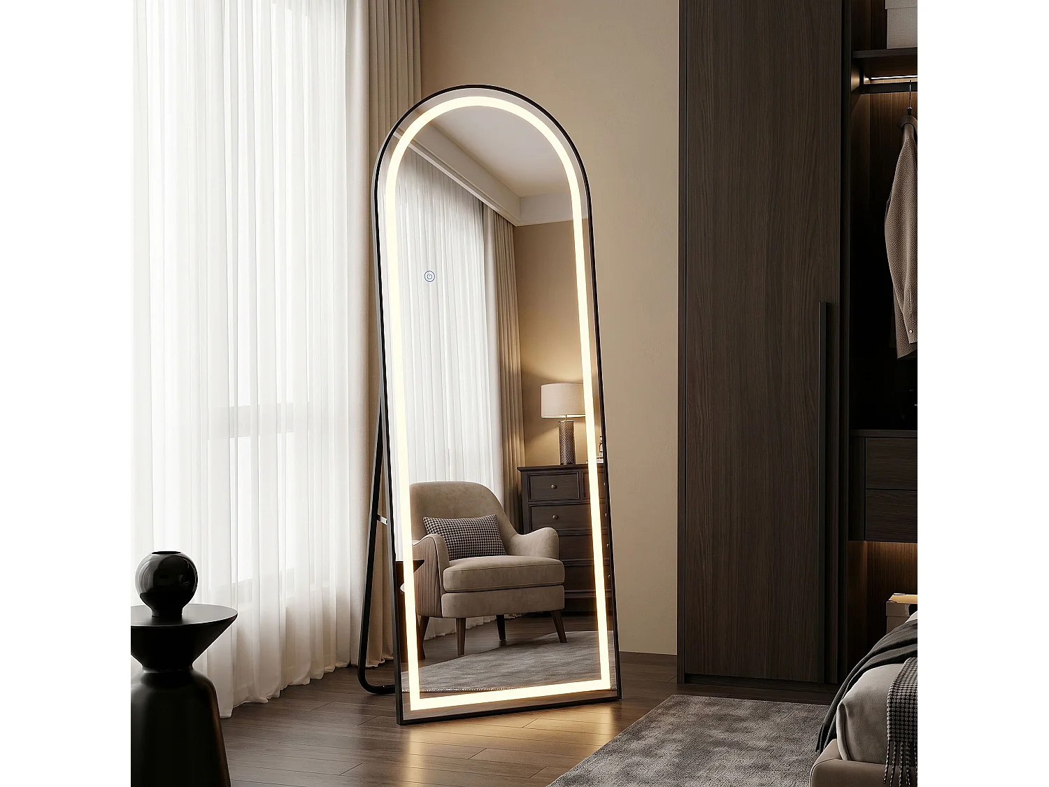 Spiegel Rea Orbit 60X170 Black