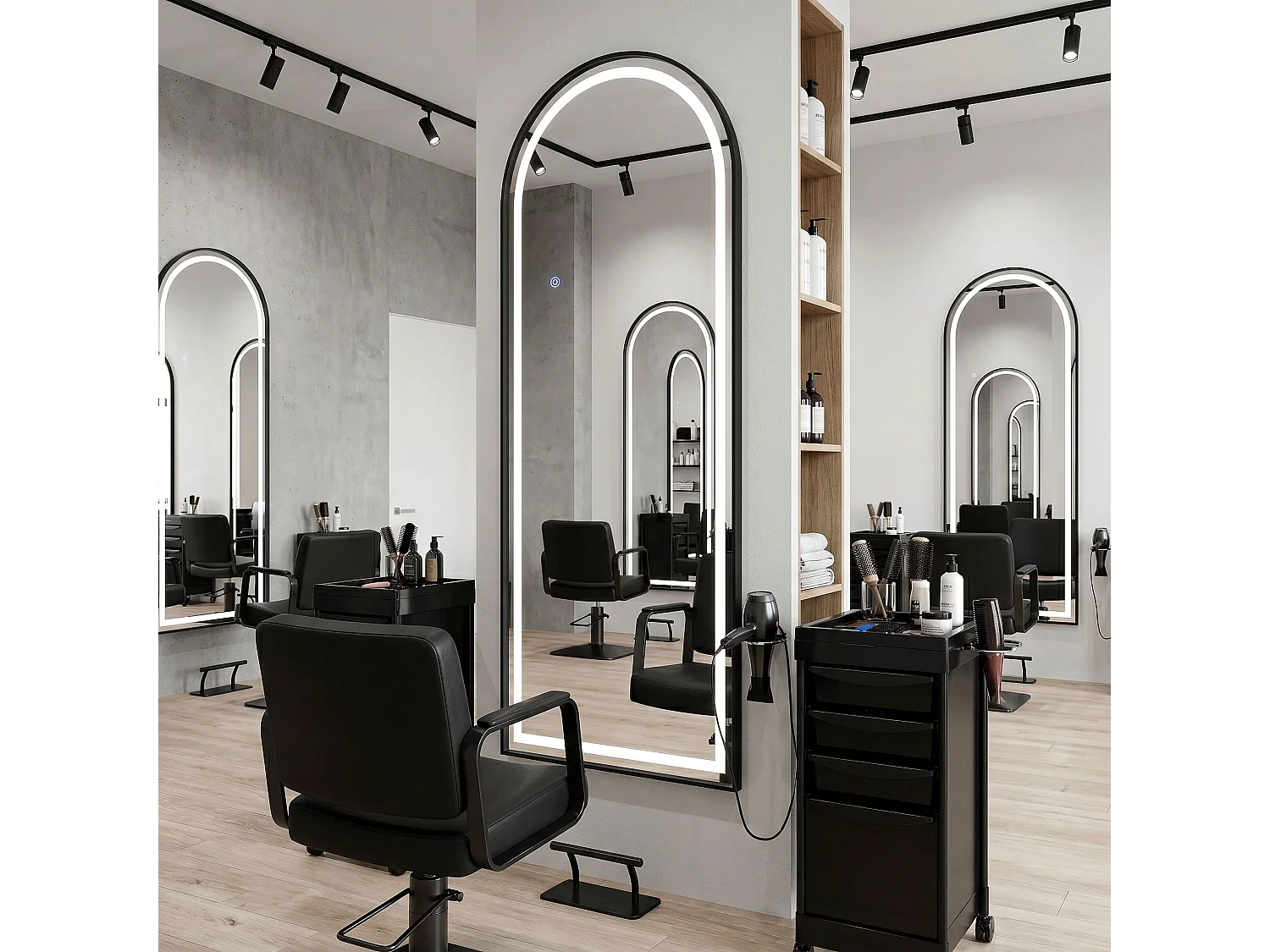 Spiegel Rea Orbit 60X170 Black